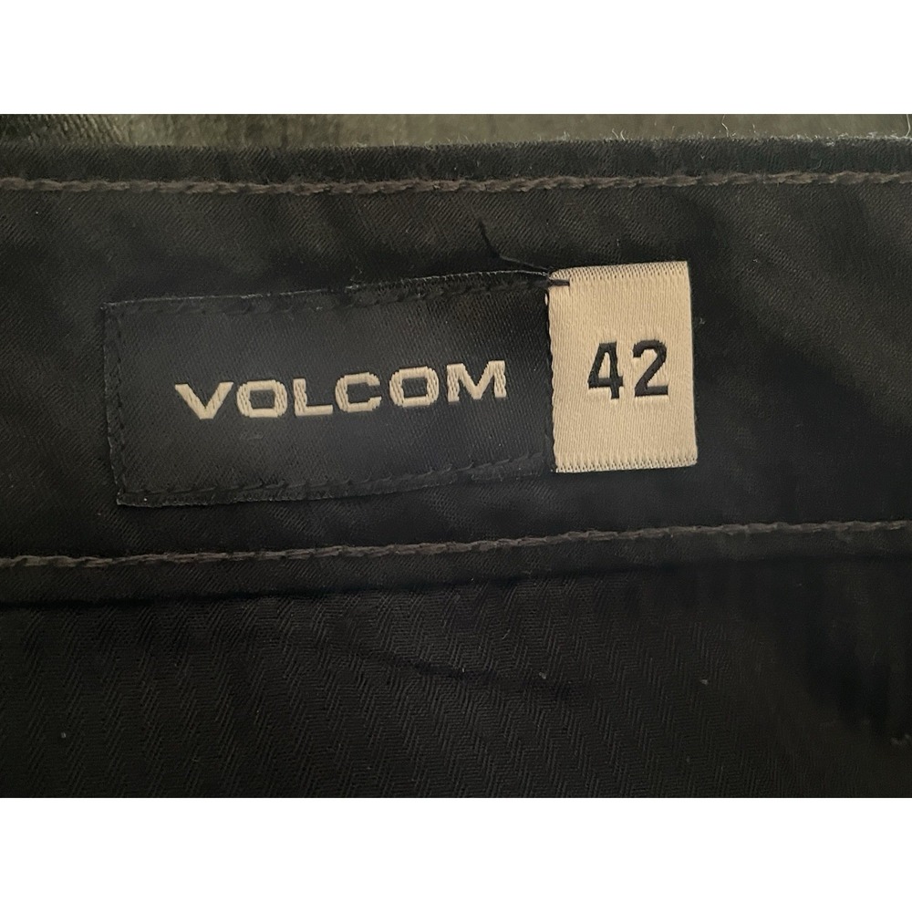 Volcom Shorts‎ Mens Gray Heathered Chino Flat Front Casual Size 42 - Picture 6 of 6